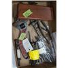 Image 1 : Box of Assorted Tools & Syringe with needles