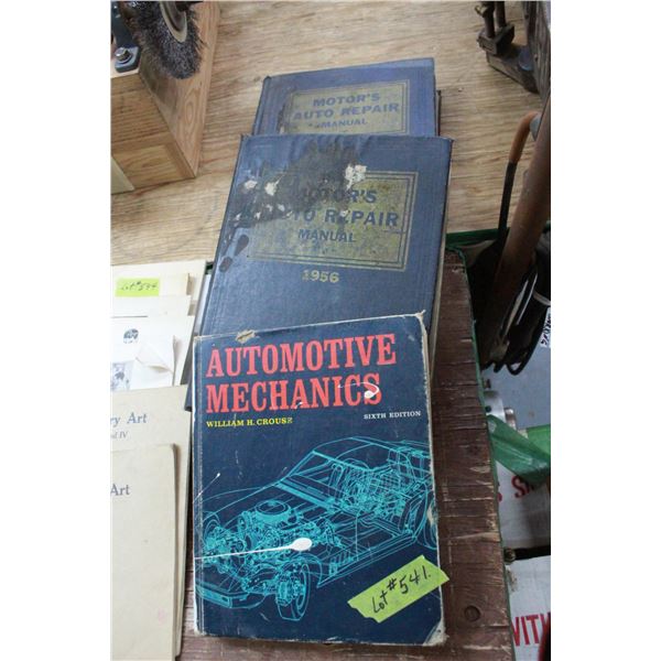 Box of Old Manuals (Auto Repair)