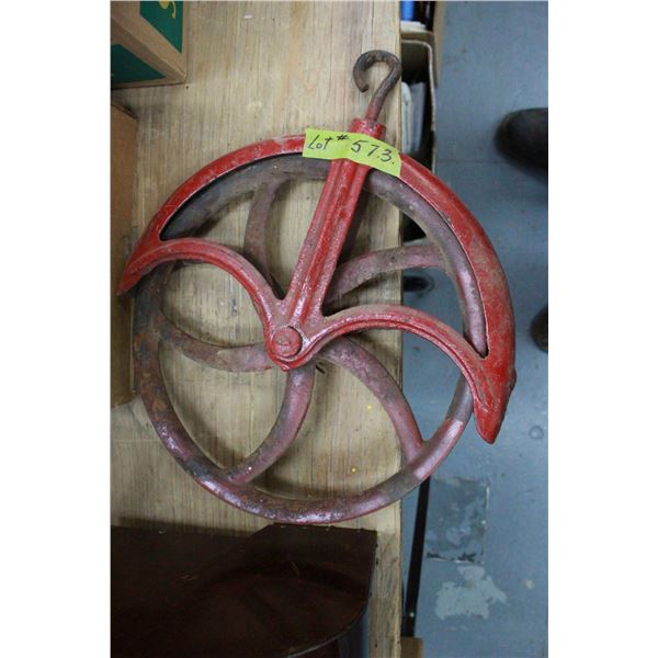 Well Pulley  - Red