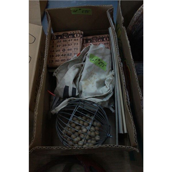 Box of Bingo Supplies