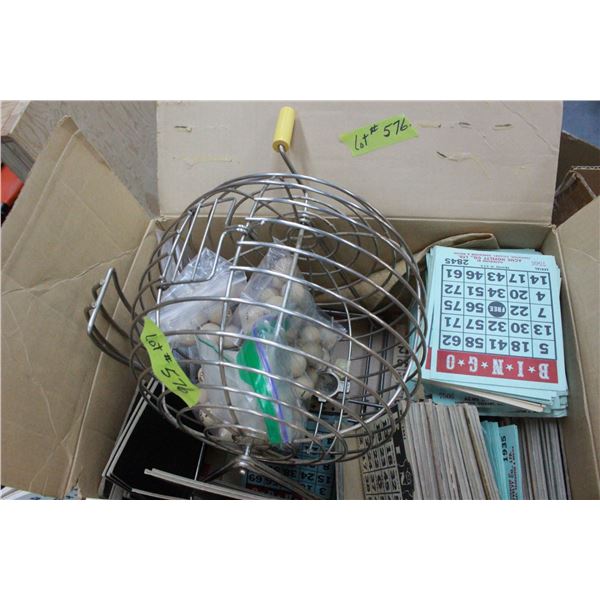 Box of Bingo Supplies