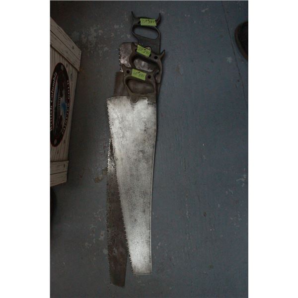 3 - Metal handled Hand Saws