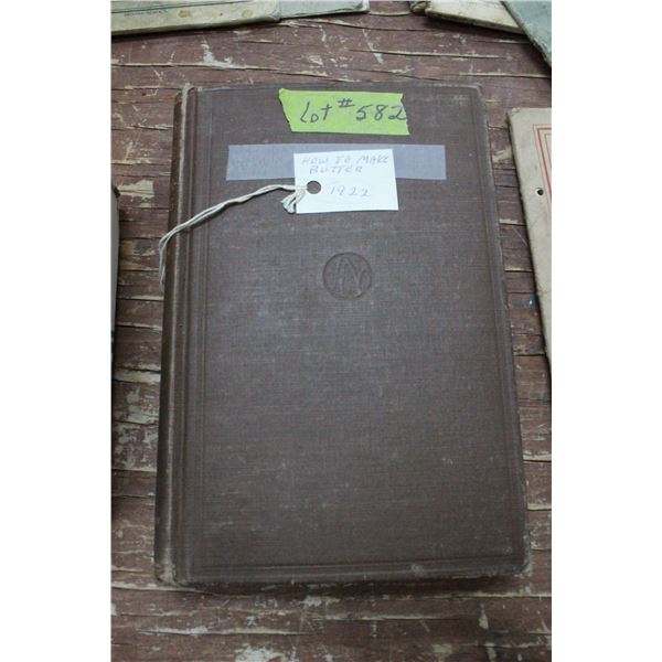 Book on How to make Butter - 1922