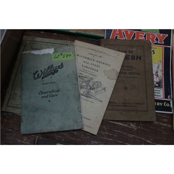 4 Paperback Booklets -