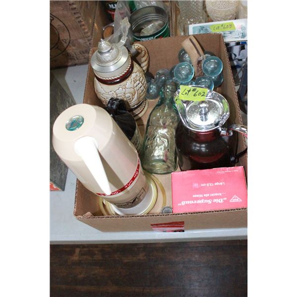 "Thermos" Insulated Pitcher, Stein, Jug etc.