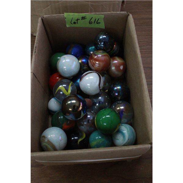 Box of Large Marbles