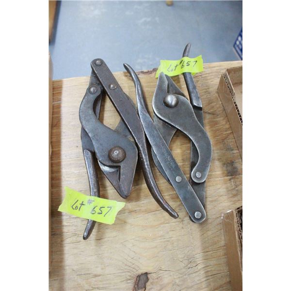 2 Pairs of Unique Pliers