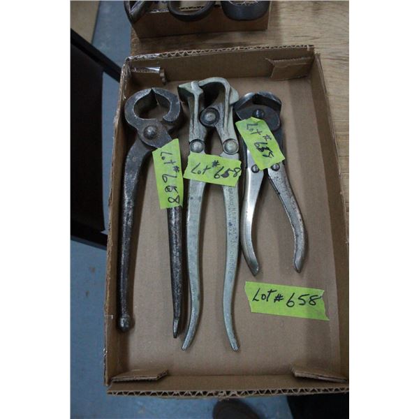 3 Pairs of Nippers