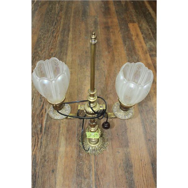 Brass Student's Reading Lamp