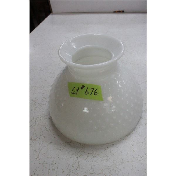 Milk Glass Lamp Shade