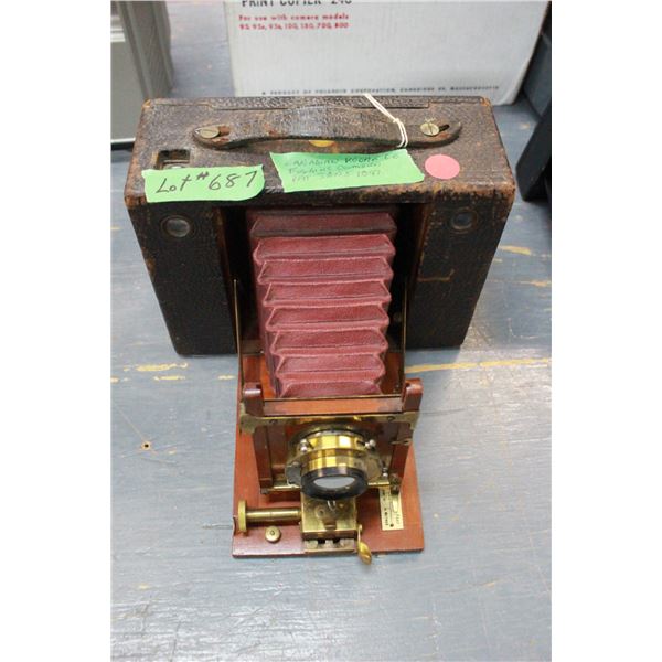 Canadian Kodak Co. Folding Camera -Pat. Jan. 5, 1897