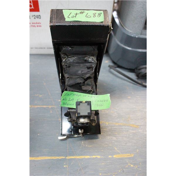 Eastman Kodak No. 2A - Folding Camera; Brownie Pat. 1908