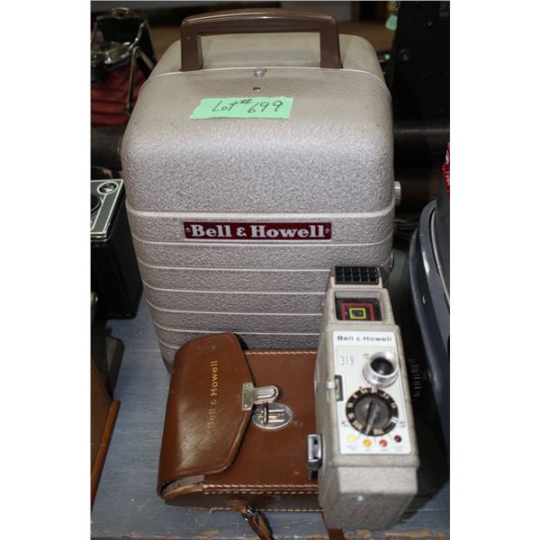 Bell & Howell Movie Camera & Projector