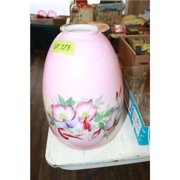 Lamp Globe (Pink Floral)