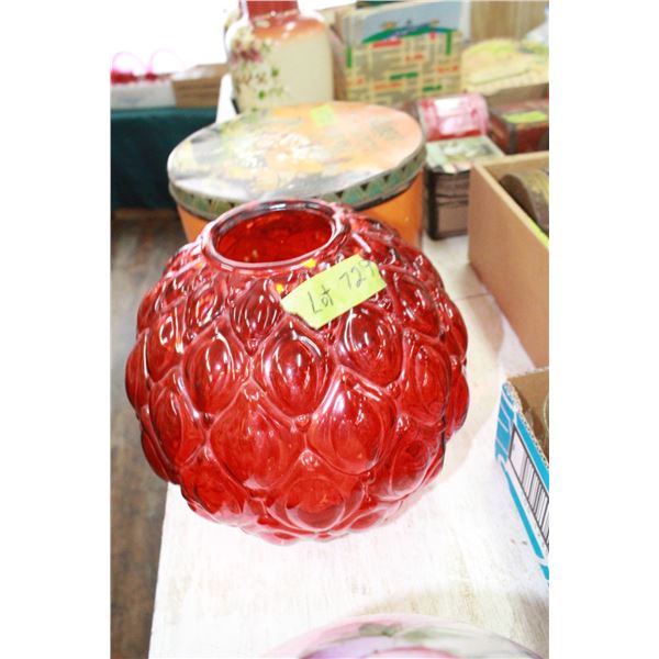 Red Lamp Globe