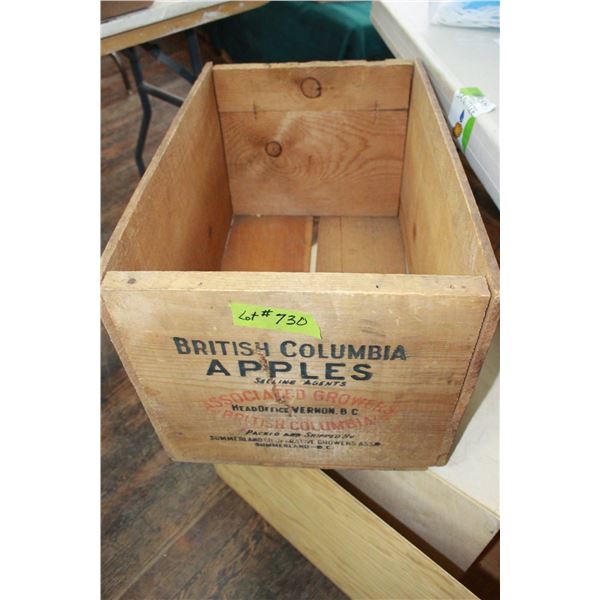 Wooden Apple Box