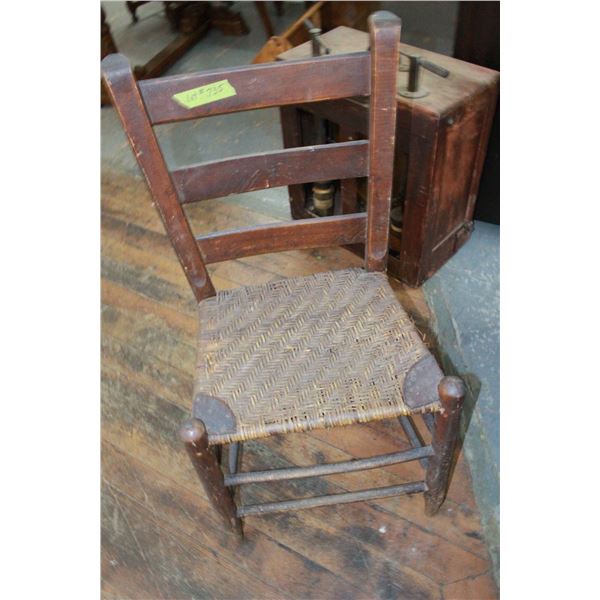 Wicker Seated Chair