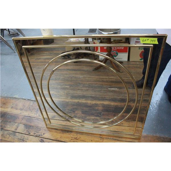 Brass Wall Mirror