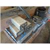 Image 2 : Contents of Pallet: Plastic Bins & Wheels, Hoses, Parts, Batteries, etc
