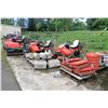Image 1 : Jacobsen/Cushman Mowers, Spreaders, Rollers, Attachments, etc (for parts) - See video for details