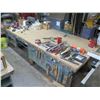 Image 2 : Shop Table w/ Undershelves 121"x48"x33" (table only)
