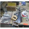 Image 1 : Misc Tools: Spur Auger Bits, Saws, Drill Bits, Tire Iron, etc