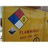 Image 2 : Metal Yellow Flammable 2 Door Storage Cabinet 36"x18"x78" & Paint Contents