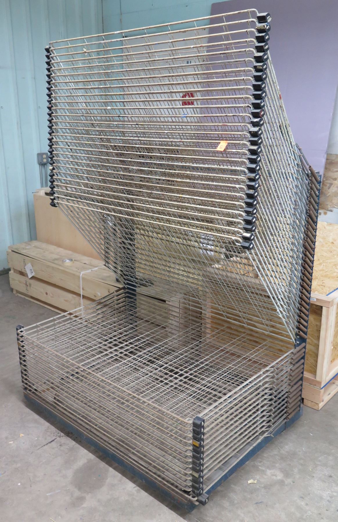 Metal Storage Signs Rack Commercial Metal Wire Sign Drying & Storage Rack (available for pick-up ...