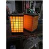 Image 2 : Qty 2 Vintage Rectangle Lantern Lights w/ Hanging Hardware