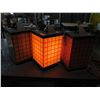 Image 2 : Qty 3 Vintage Rectangle Lantern Lights w/ Hanging Hardware