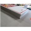 Image 2 : Multiple White Red No Parking Anytime Signs 12"x18"
