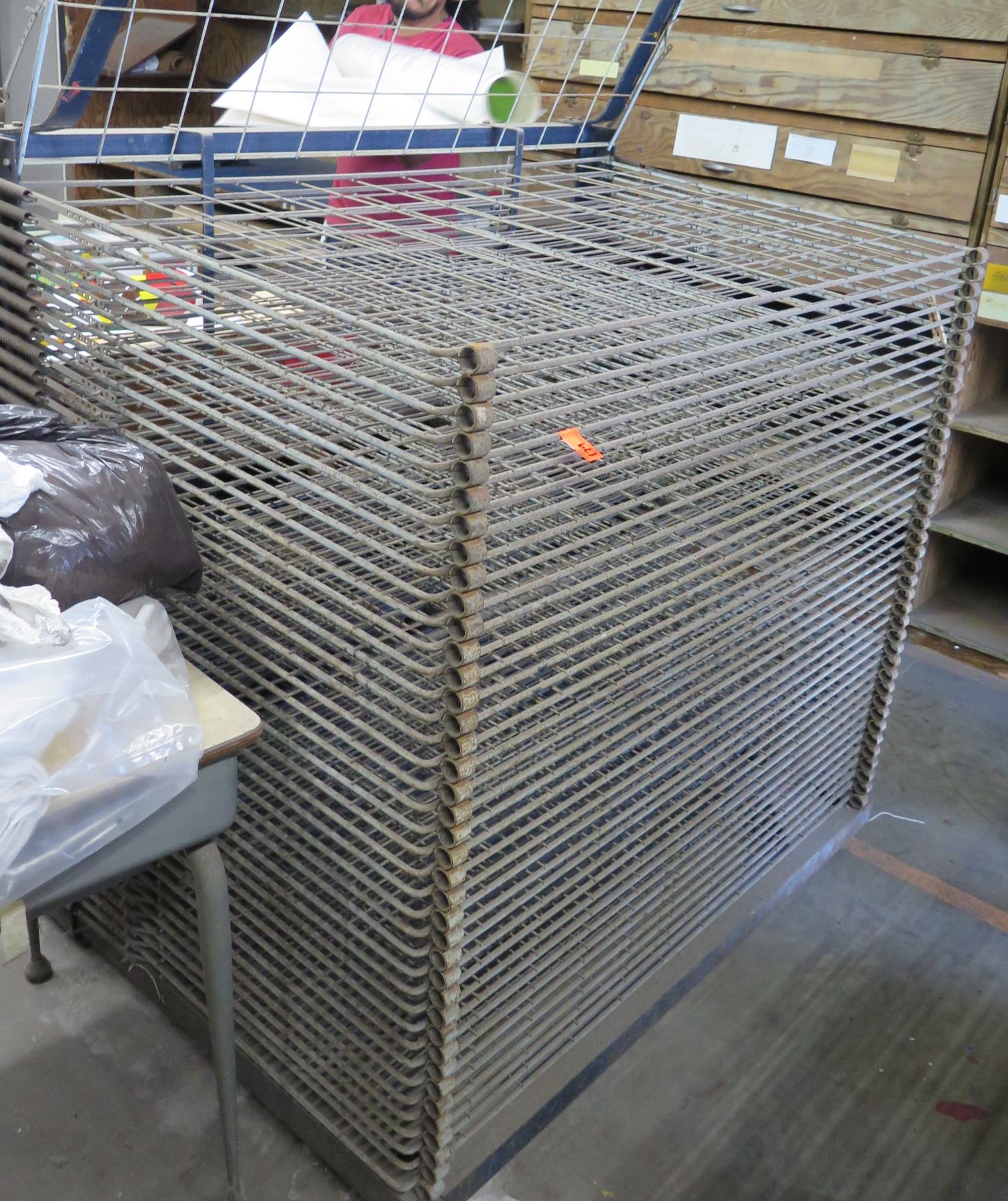 Sign Drying Rack Commercial Metal Wire Sign Drying & Storage Rack (available for pick-up ...
