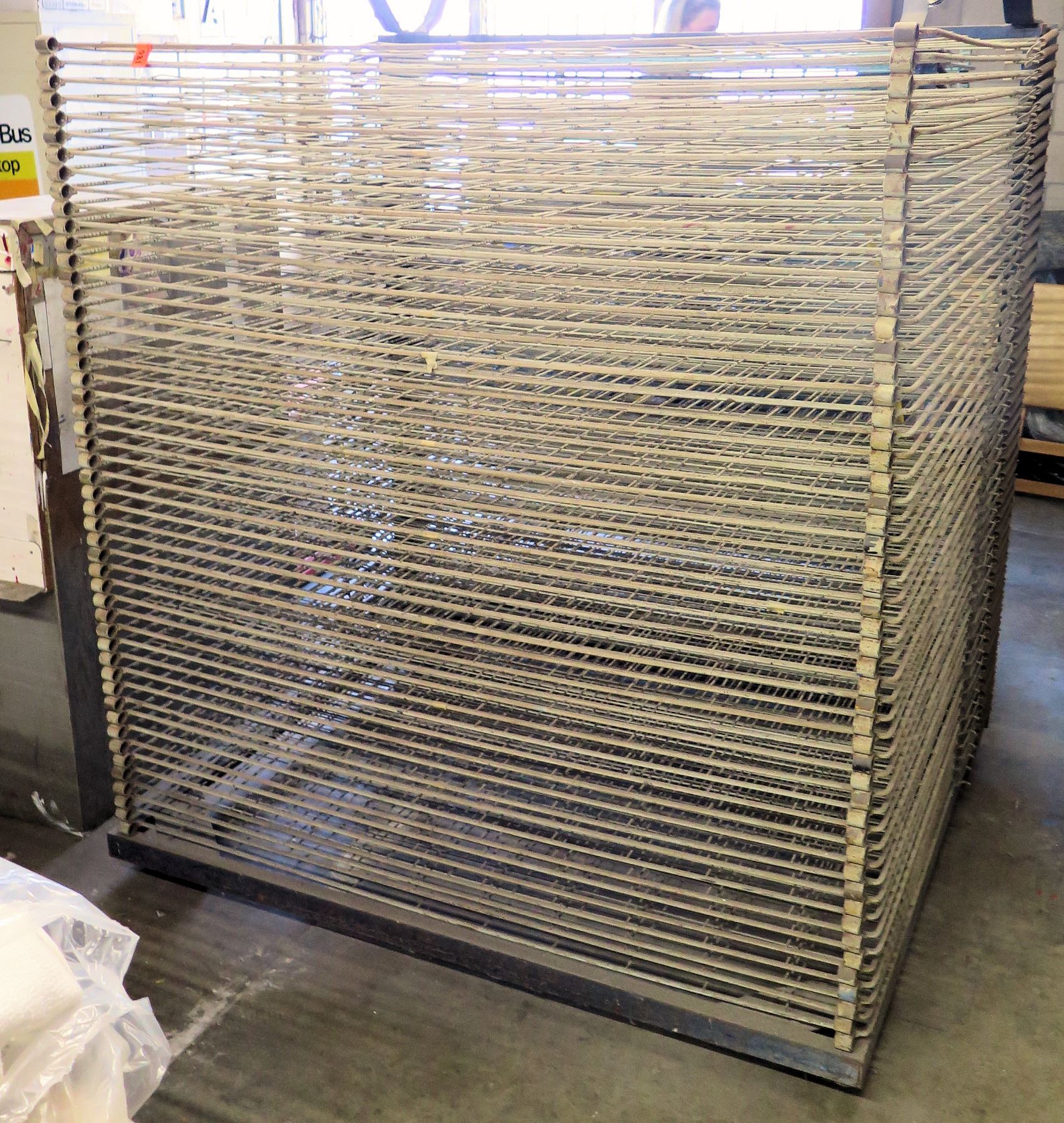 Sign Drying Rack Commercial Metal Wire Sign Drying & Storage Rack (available for pick-up ...