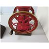 Image 8 : Vintage Philadelphia PA Red Manual Coffee Grinder
