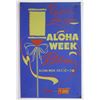 Image 1 : Vintage Paper Sign: Aloha Week Ribbon $1