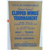 Image 1 : Vintage Paper Sign: United Air Lines Stewardess Clipped Wings Tournament