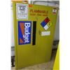 Image 1 : Metal Yellow Flammable 2-Door Storage Cabinet 43"x18"x65"