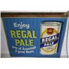 Image 1 : Vintage Paper Sign: Enjoy Regal Pale Ale Beer 37"x21"