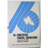Image 1 : Vintage Paper Sign: Coastal Engineering 1976 Conference 25"x17"