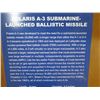 Image 2 : Vintage Paper Sign: Polaris A-3 Submarine Launched Ballistic Missile 24" x 24"