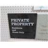 Image 2 : Multiple Signs: Private Property, Pass For, Sunscreen Tips, No Smoking, etc