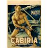 French mute movie poster - CABIRIA