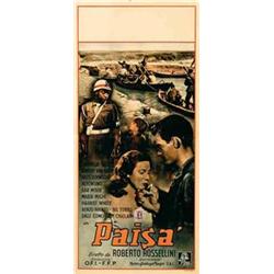 Italian movie poster - PAISA'