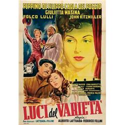 Italian movie poster - LUCI DEL VARIETA