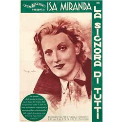 Italian movie poster - LA SIGNORA