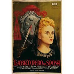 Italian movie poster - L'ABITO NERO