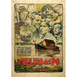 Italian movie poster - IL MULINO DEL PO