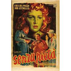 Italian movie poster - SENZA PIETA'