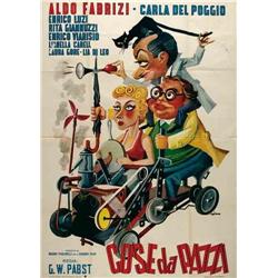 Italian movie poster - COSE DA PAZZI