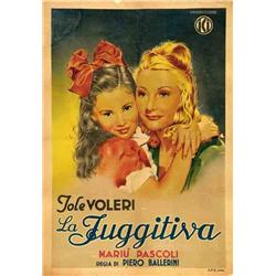 Italian movie poster - LA FUGGITIVA